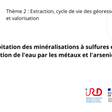 Exploitation des minéralisations à sulfures et pollution de l’eau