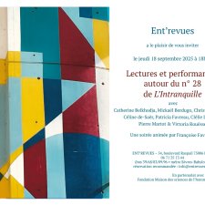Vignette Ent'revues - L'intranquille