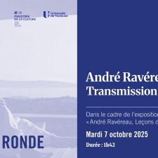 Table Ronde - André Ravéreau, Transmission et héritage, Association Aladar, 2025
