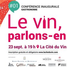 Les Vendanges du Savoir - Le vin, parlons-en ! Conférence inaugurale