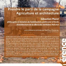 Conférence organisée par l'ENSA de Marseille