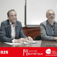 Benjamin Leperchey et Ollivier Haemmerlé à la tribune