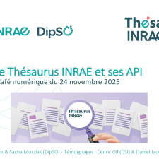 Page de garde de la présentation.