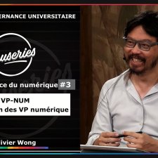 Causeries Gouvernance Universitaire – Gouvernance du numérique #3 - Association des VP numériques
