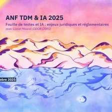 ANF TDM & IA 2025 - Fouille de textes et IA, enjeux juridiques et réglementaires avec Lionel Maurel (CNRS)