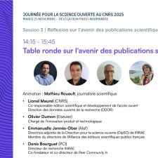 Journée science ouverte 2025 | Table ronde