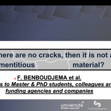 Séminaire Farid Benboudjema