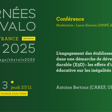 1ère conférence de la 3e session des SHS Valo 2025