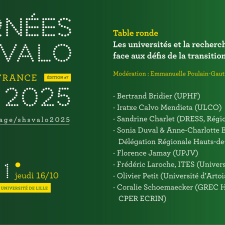 Table ronde introductive de la 1ère session des SHS Valo 2025