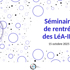 Séminaire de rentrée des LéA-IFÉ 2025