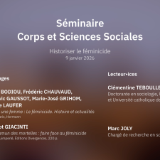 CORPS ET SCIENCES SOCIALES : HISTORISER LE FÉMINICIDE