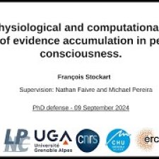 vignette Electrophysiological and computational study of the role of evidence accumulation in perceptual consciousness.