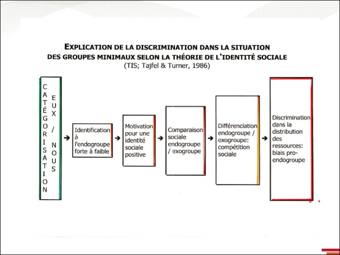 Groupes minimaux selon Théorie de l'identité sociale