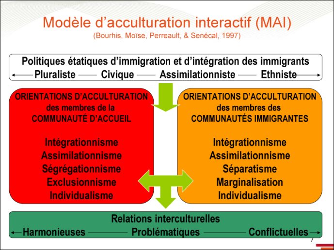 Modèle d'acculturation interactif (MAI) - 1