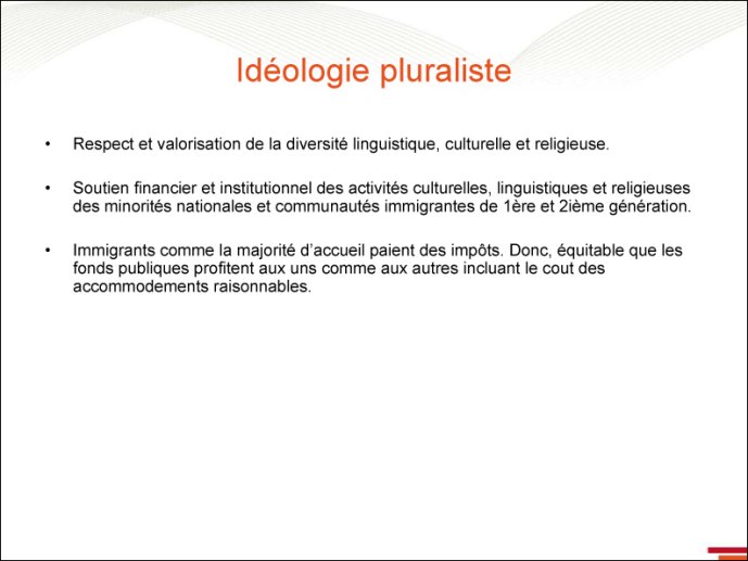 Idéologie pluraliste