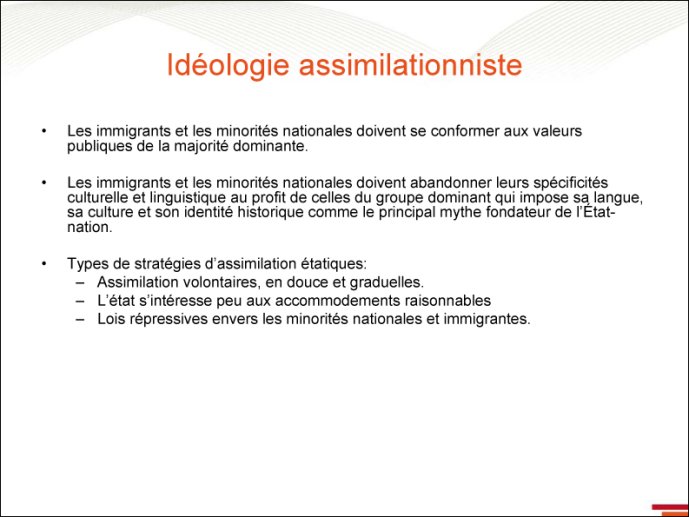 Idéologie assimilationniste