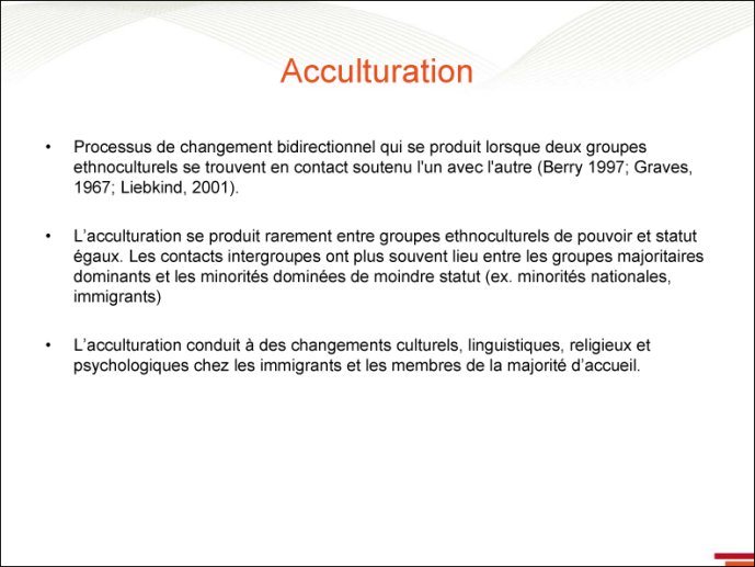 Acculturation