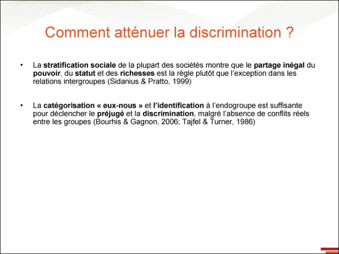 Comment atténuer la discrimination ? - 2