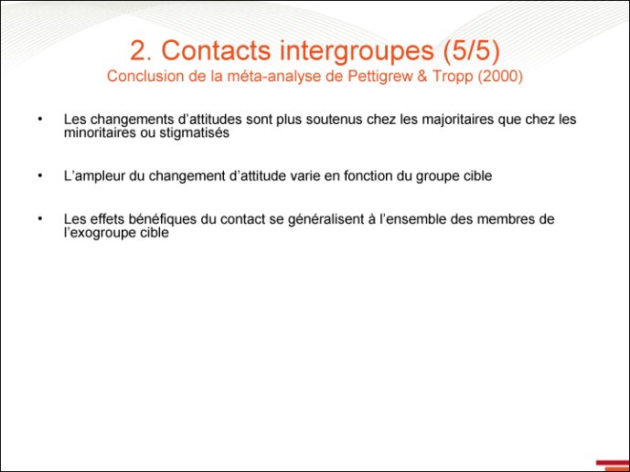 Contacts intergroupes - 6