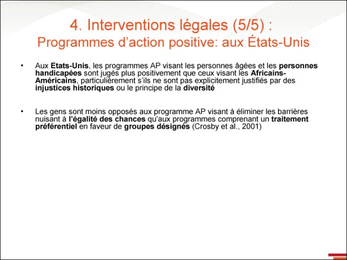 Programmes d'action positive aux Etats-Unis - 1