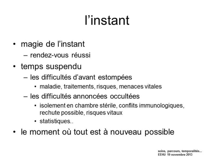 L'instant