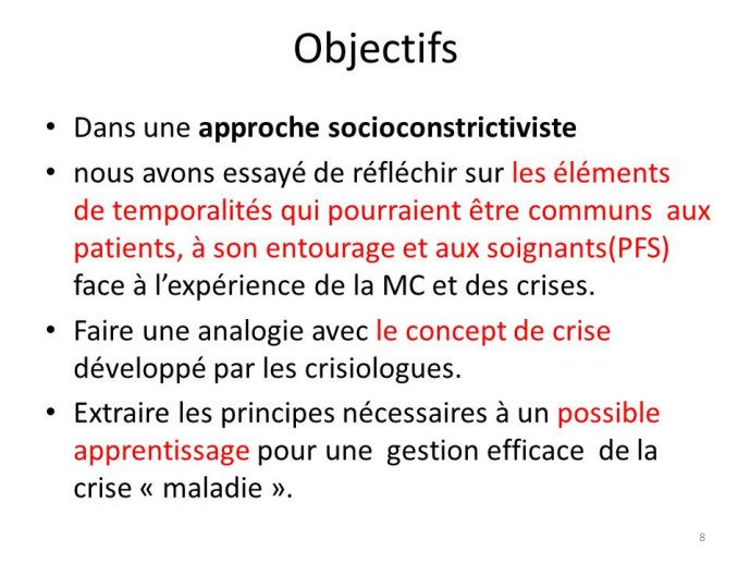 Objectifs