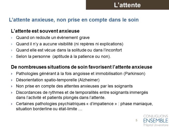 L'attente anxieuse