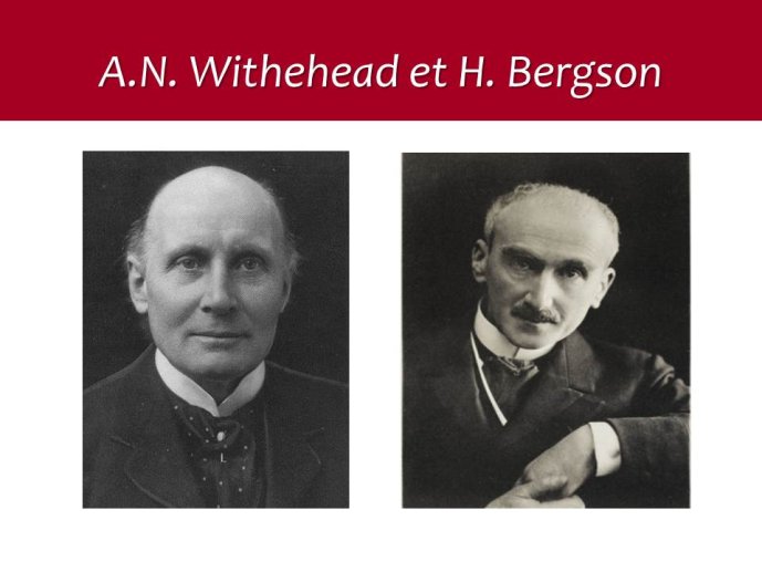 Withehead et Bergson