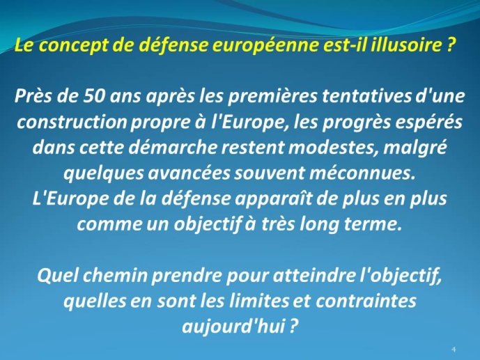 Concept de défense