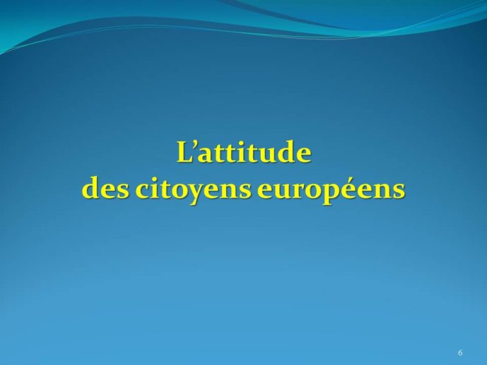 Attitudes des citoyens