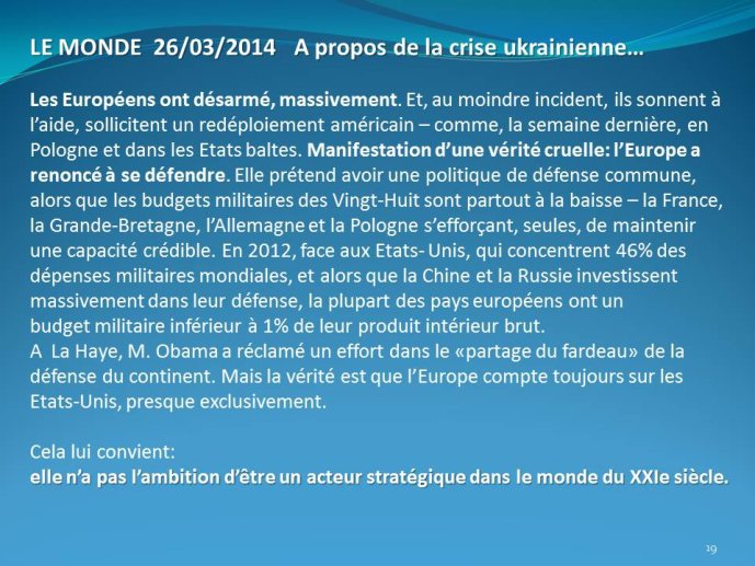 Le monde