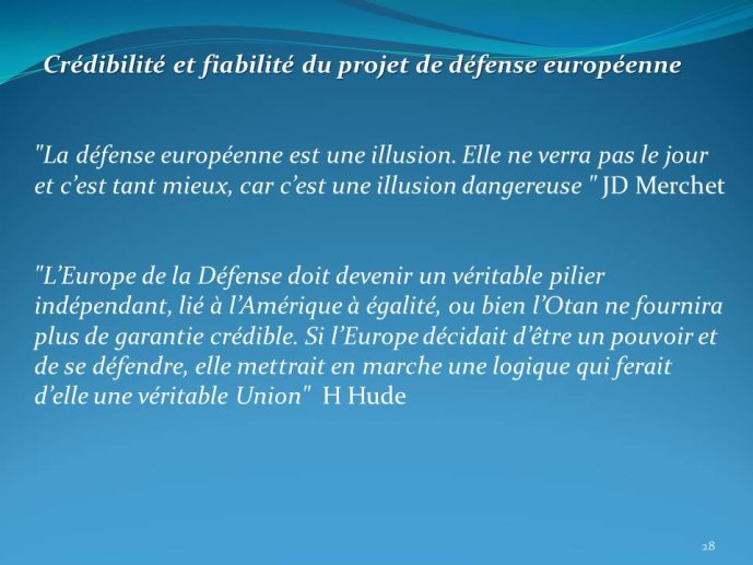 Crédibilité et fiabilité du projet