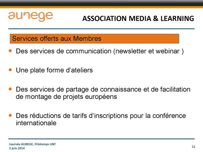 Services aux membres