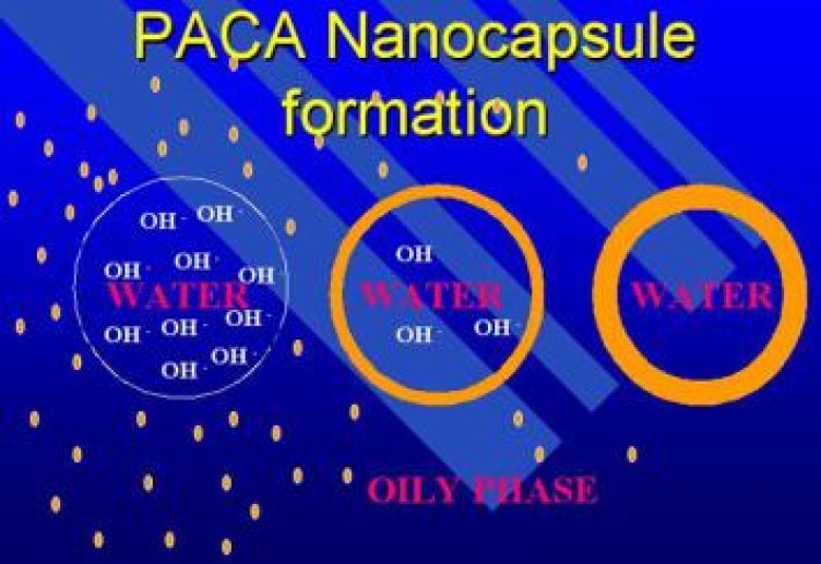 Mécanisme de formation des nanocapsules à contenu aqueux.