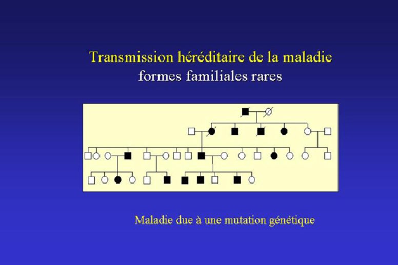 Transmission héréditaire de la maladie