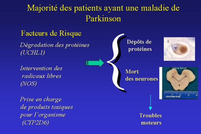 Caractéristiques générales de la maladie