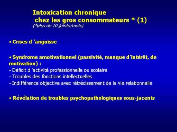 Intoxication chronique