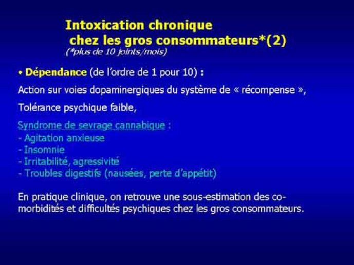 Intoxication chronique 2