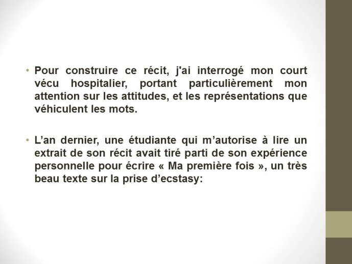 Récit