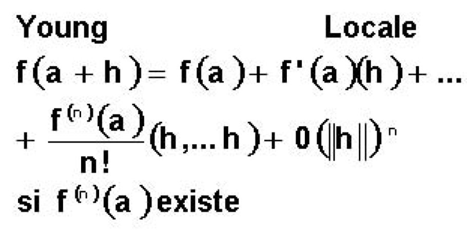 Les formules de Taylor 1