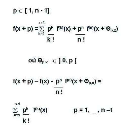 Les formules de Taylor 7