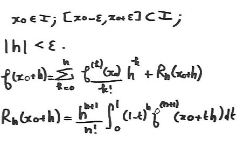 Les formules de Taylor 3