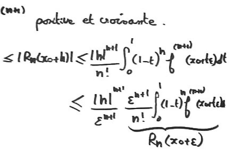 Les formules de Taylor 4