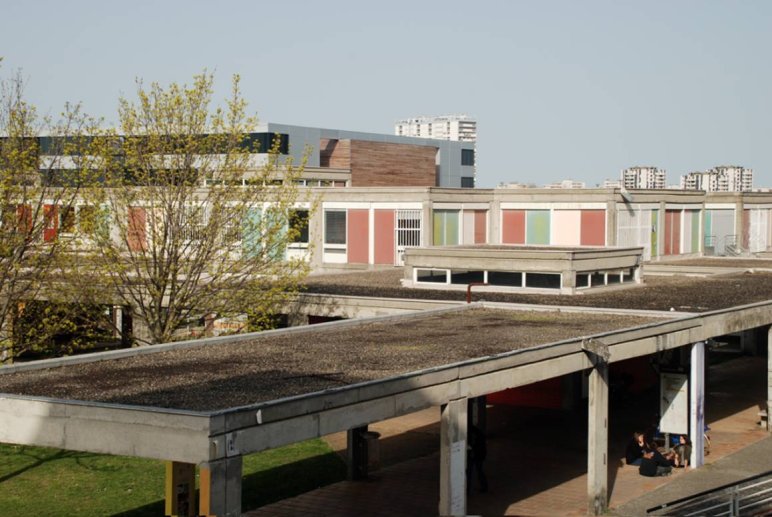 Université du Mirail : vue des toits terrasses