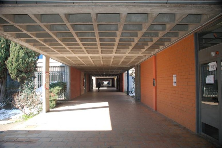 Université du Mirail : perspective rue A 