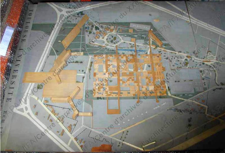 Maquette université du Mirail