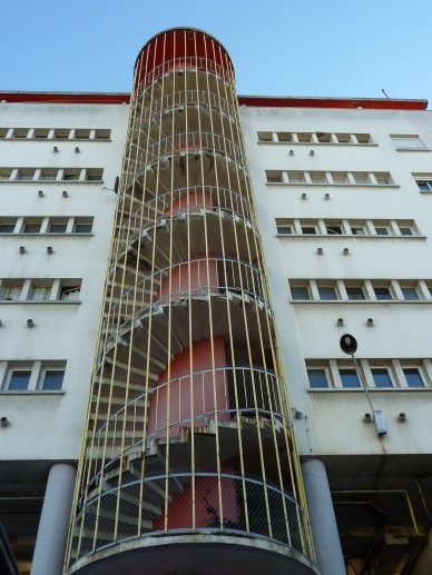 Caserne des pompiers de la Benauge à Bordeaux (façade arrière)-2