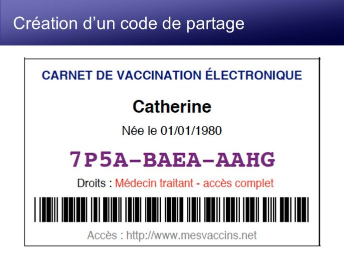 Un carnet de vaccination électronique testé en France - Sciences