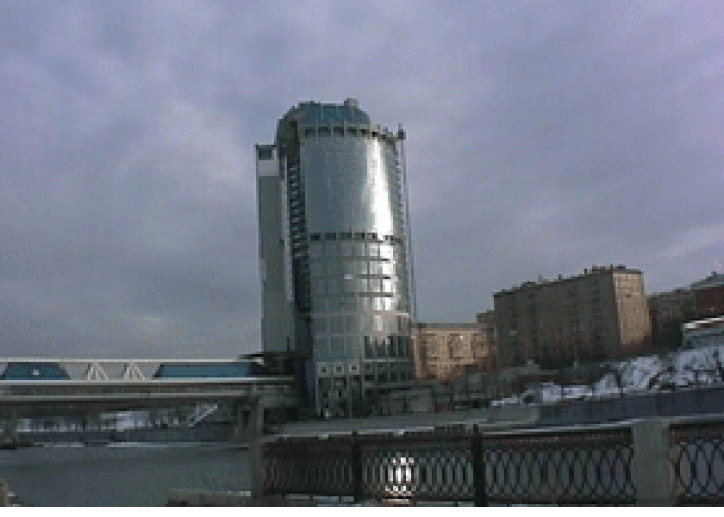 Le pont piéton de Moskva-City