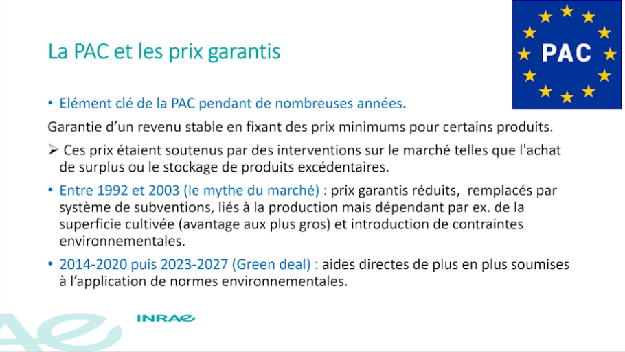"Qu'est-ce qu'une crise agricole ?", Annick Vignes, INRAE, diapo 11
